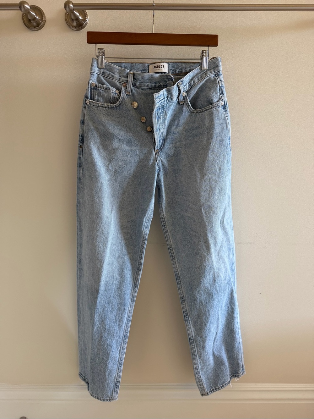 AGOLDE criss cross upsized jeans - suburbia